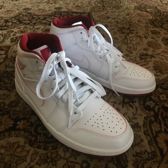 Jordan 1 Hightop White/Red - Brand New - Picture 2 of 7